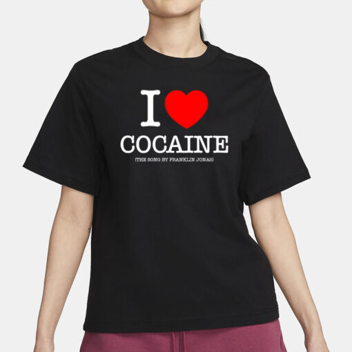 Franklin Jonas X Pizzaslime I Love Cocaine T-Shirt1