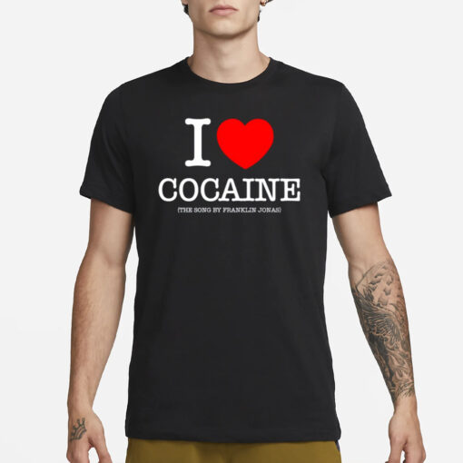 Franklin Jonas X Pizzaslime I Love Cocaine T-Shirt3