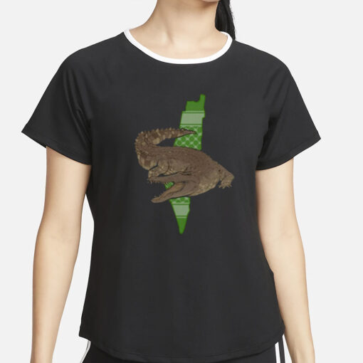 Gators Daily Palestinian Crocodile T-Shirt6