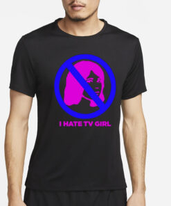 I Hate Tv Girl T-Shirt4