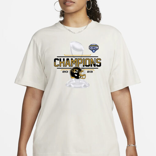 Mizzou Football CHAMPIONS Cotton Bowl T-Shirt 20233