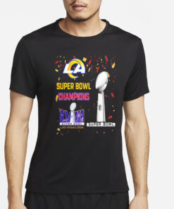 Rams Super Bowl Champions LVIII Las Vegas 2024 T-Shirt2