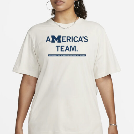 Raygunsite Michigan America's Team T-Shirt1