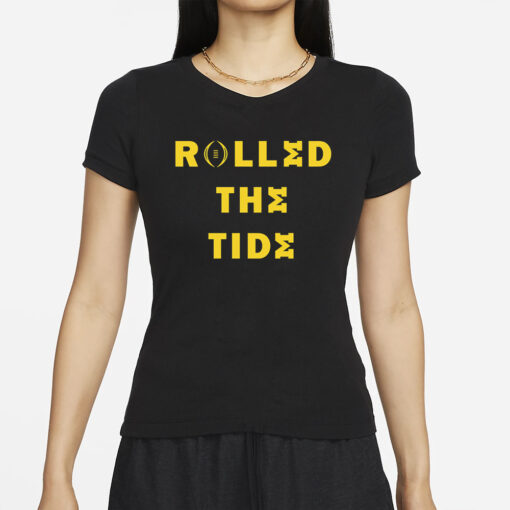 Rolled the Tide Michigan beat Alabama T-shirt