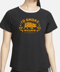 Scott Rodriguez Wearing I'd Smoke That T-Shirt2