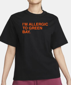 Sean Abram I’m Allergic To Green Bay T-Shirt1