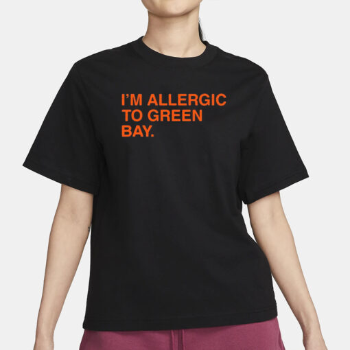 Sean Abram I’m Allergic To Green Bay T-Shirt1