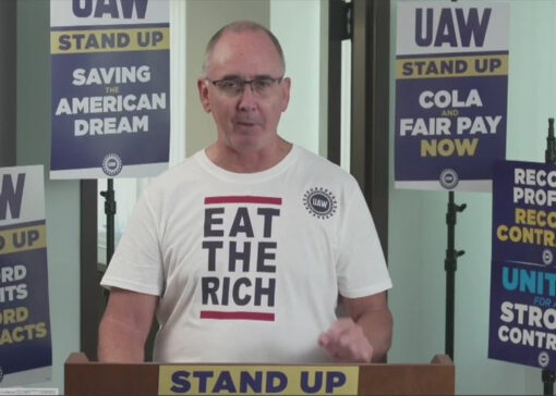 Shawn Fain UAW - Eat The Rich T-Shirt