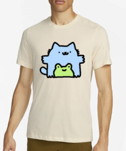 Silly Nub Cat Frog T Shirt2