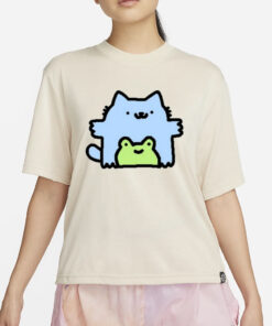 Silly Nub Cat Frog T Shirt4