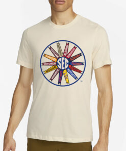 Southeastern Conference Throwback Pinwheel Shirt1