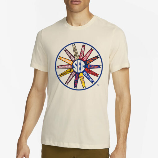 Southeastern Conference Throwback Pinwheel Shirt1