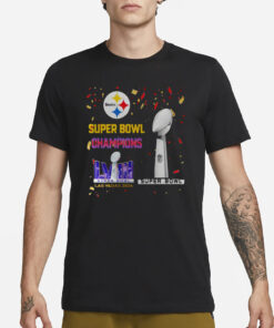 Steelers Super Bowl Champions LVIII Las Vegas 2024 T-Shirt3