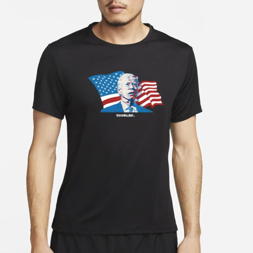 Steve Will Do It With Flag T-Shirt4