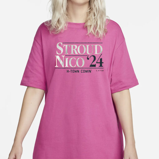 Stroud-Nico ’24 H-Town Comin’ T-Shirt1