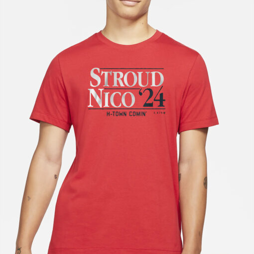 Stroud-Nico ’24 H-Town Comin’ T-Shirt3