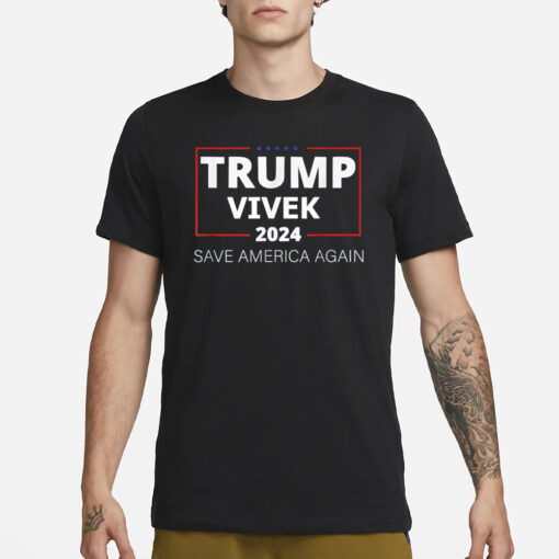 TRUMPP VIVEK 2024 SAVE AMERICA AGEIN T SHIRT3