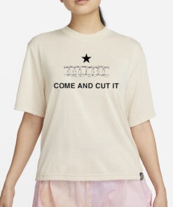 Texas Razor Wire Border Come And Cut It T-Shirt2