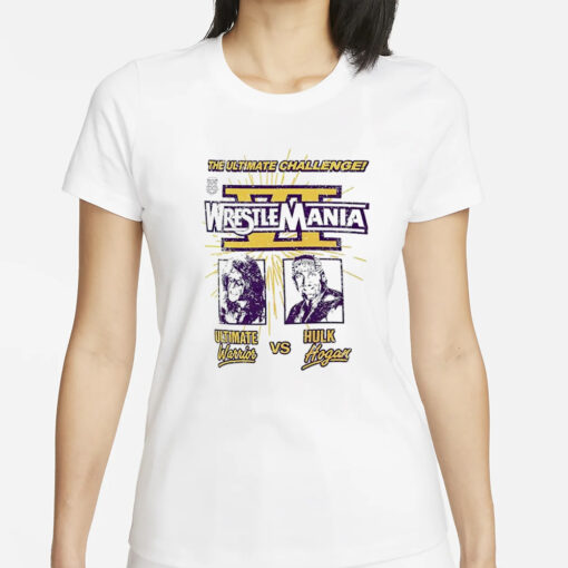 The ultimate challenge WrestleMania VI Ultimate Warrior vs. Hulk Hogan T-Shirts