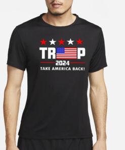 Trump Take America Back Classic Flag T-Shirt2