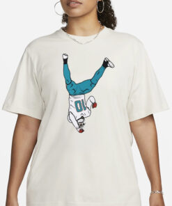 Tyreek Hill Dolphins Football Backflip T-Shirt1