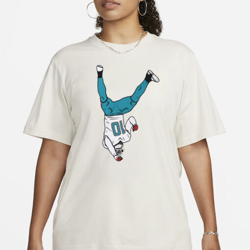 Tyreek Hill Dolphins Football Backflip T-Shirt1