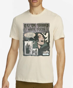 Vampire Razor Sharp White Teeth T-Shirt2