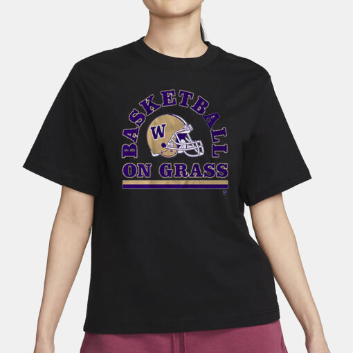 Washington Basketball On Grass T-Shirt1