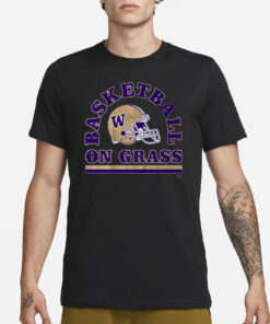 Washington Basketball On Grass T-Shirt3