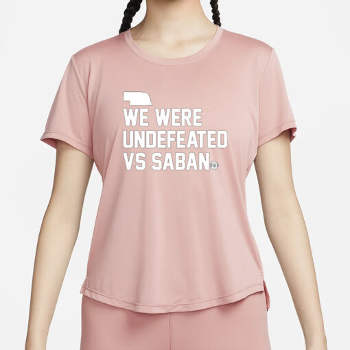 We Were Undefeated Vs Saban T-Shirt2