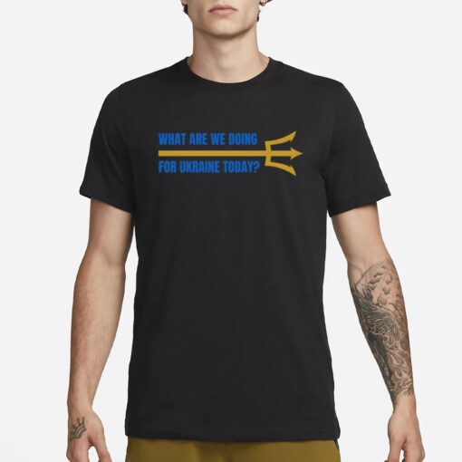 What Are We Doing For Ukraine Today T-Shirt3