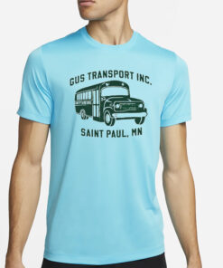 Wild Kririll Kaprizov Gus Transport Inc Saint Paul Mn T-Shirt1