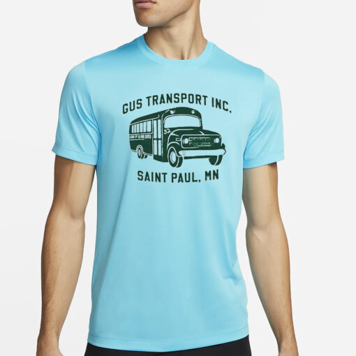 Wild Kririll Kaprizov Gus Transport Inc Saint Paul Mn T-Shirt1