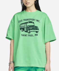 Wild Kririll Kaprizov Gus Transport Inc Saint Paul Mn T-Shirt3