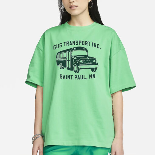 Wild Kririll Kaprizov Gus Transport Inc Saint Paul Mn T-Shirt3