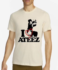 Wooyoung I Heart Ateez T-Shirt2