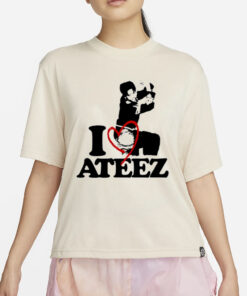 Wooyoung I Heart Ateez T-Shirt4