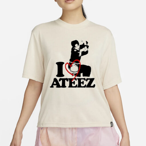 Wooyoung I Heart Ateez T-Shirt4