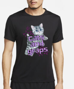 Wrassletrash Cats And Graps T-Shirt4