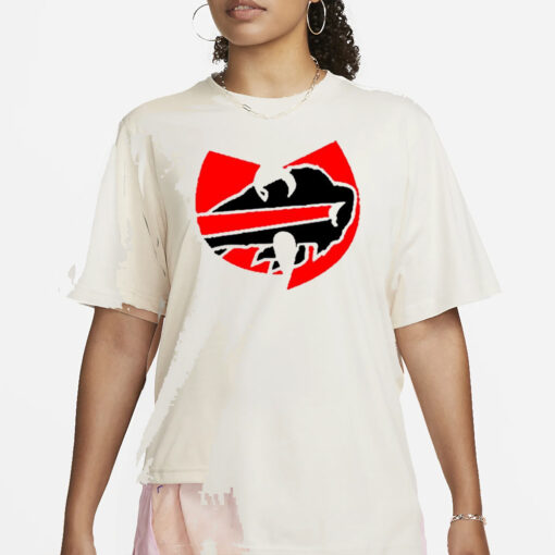 Wu Tang Buffalo Bills logo T-Shirt3