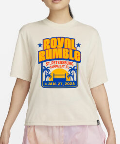 Wwe Sportiqe Royal Rumble 2024 T-Shirt4