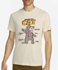 Yujinclothing Cat Anatomy T-Shirt4