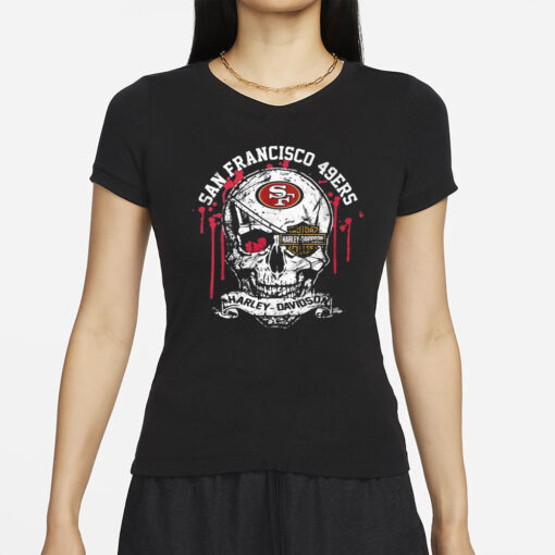 49ers Super Bowl Harley Davidson T-Shirt