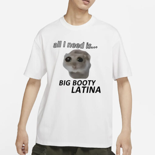 All I Need Is Big Booty Latina T-Shirt