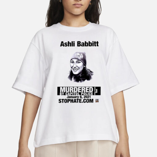 Ashli Babbitt’s Mother Wear Ashli Babbitt Murdered By Capitol Police T-Shirt