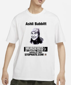 Ashli Babbitt’s Mother Wear Ashli Babbitt Murdered By Capitol Police T-Shirts