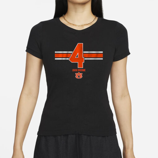 Auburn Basketball Johni Broome 4 T-Shirt