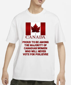 Bkbelton Canada Proud To Be Among The Majority Of Canadian Women T-Shirt