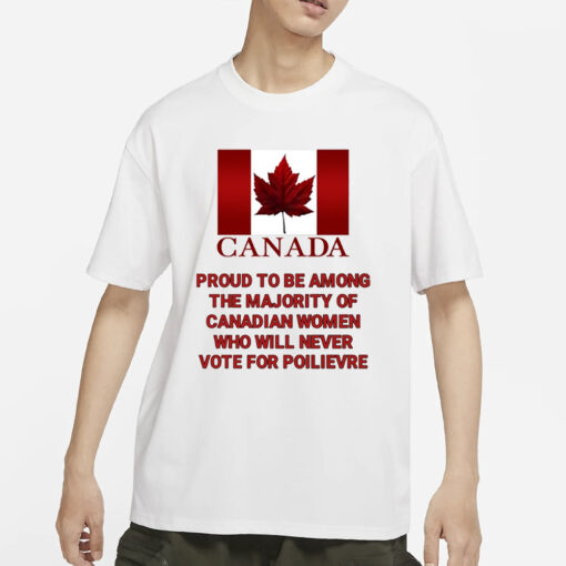 Bkbelton Canada Proud To Be Among The Majority Of Canadian Women T-Shirt