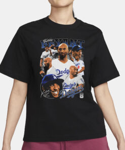 Black Mamba T-Shirt Dodgers Lakers1